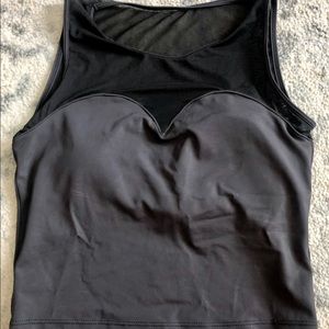 Kortni Jeane Netted Sweetheart Top size S